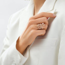 Ole Lynggaard Copenhagen Snakes Ring mittel mit Diamant-Pavé - Bild 4