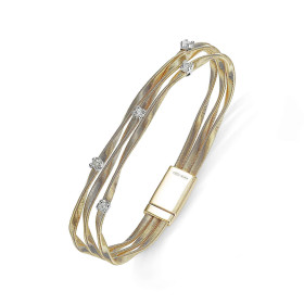 Weißgold, Armschmuck, Marco Bicego Marrakech Armband BG338 B YW