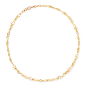         Gelbgold, Halsschmuck, Ole Lynggaard Copenhagen Love Collier mini A1738-411