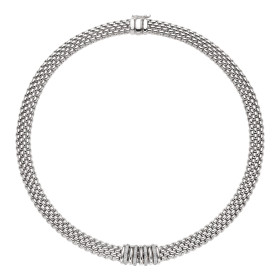 Weißgold, Halsschmuck, FOPE Panorama Collier mit Diamanten 58812CX_BB_B_BBX_042