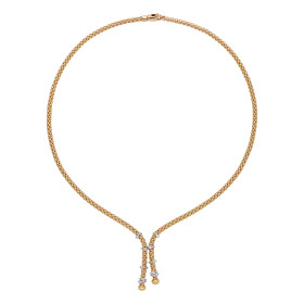 Gelbgold, Halsschmuck, FOPE Prima Flex'it Collier, Ref: 74608CX_BB_G_XBX_043
