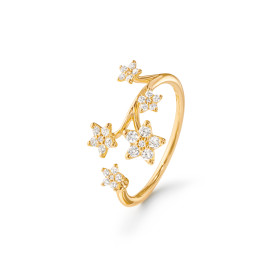         Gelbgold, Ringe, Ole Lynggaard Copenhagen Shooting Stars Ring groß A2865-401