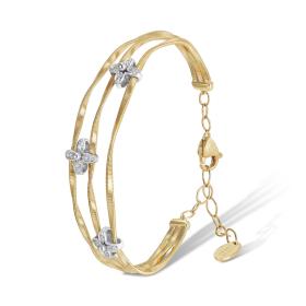Weißgold, Armschmuck, Marco Bicego Marrakech Onde Armreif SG28_B3_YW