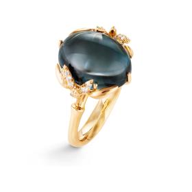 Gelbgold, Ringe, Ole Lynggaard Copenhagen Winter Frost Ring A9994-448