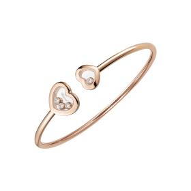 Roségold, Armschmuck, Chopard Happy Diamonds Icons Armreif 85A614-5000