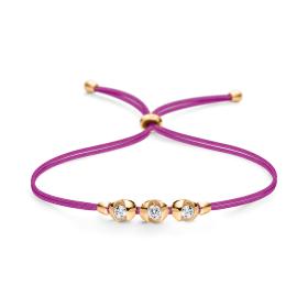 Textil, Armschmuck, Schaffrath COLORTAIRE Armband CTR32_B_008_BR_2_04_ULTRAVIOLET_YW