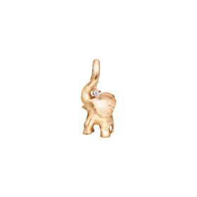 Gelbgold, Halsschmuck, Ole Lynggaard Copenhagen Circus Elephant Bead A1383-401