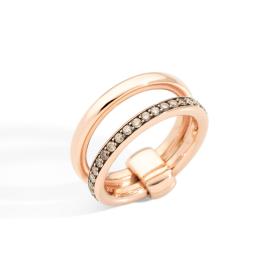 Roségold, Ringe, Pomellato Bandring Pomellato Together PAC0100O7BKRDBR00