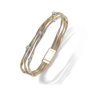 Weißgold, Armschmuck, Marco Bicego Marrakech Armband BG338_B_YW_M5