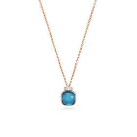 Weißgold, Halsschmuck, Pomellato Nudo Mini Halskette mit Anhänger PCC5020O6WHRDB0TL