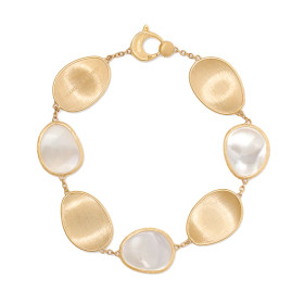 Gelbgold, Armschmuck, Marco Bicego Lunaria Color Armband, Ref: BB2099 MPW Y