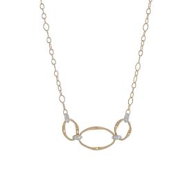 Weißgold, Halsschmuck, Marco Bicego Marrakech Onde Halskette CG771_B2_YW_M5