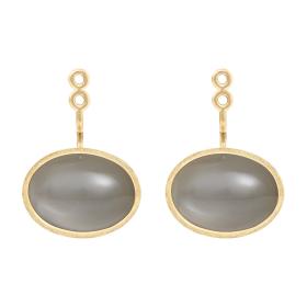 Gelbgold, Accessoires/Sonstiges, Ole Lynggaard Copenhagen Lotus Einhänger für Ohrringe A3060-410