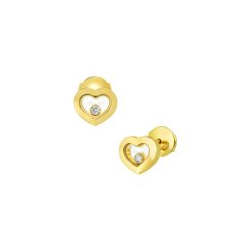 Gelbgold, Ohrringe, Chopard Happy Diamonds Icons Ohrstecker 83A054-0001