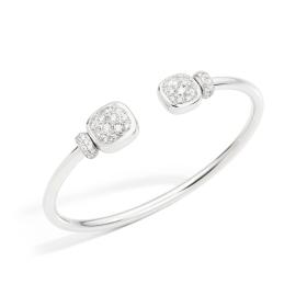 Weißgold, Armschmuck, Pomellato Armreif Nudo PBC2027O2WHRDB0TB