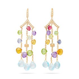 Gelbgold, Ohrringe, Marco Bicego Paradise Ohrhänger OB1845-AB MIX01T Y