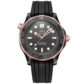 Herrenuhr, Omega Seamaster Diver 300 m Co-Axial Master Chronometer 43,5 mm 210.62.44.20.01.001