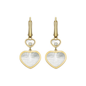         Gelbgold, Ohrringe, Chopard Happy Hearts Ohrhänger 837482-0310