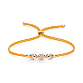Textil, Armschmuck, Schaffrath COLORTAIRE Armband CTR32_B_008_BR_2_08_FLAMEORANGE_RW