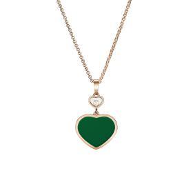 Roségold, Halsschmuck, Chopard Happy Hearts Anhänger 797482-5101