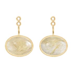 Gelbgold, Accessoires/Sonstiges, Ole Lynggaard Copenhagen Lotus Einhänger für Ohrringe A3060-402