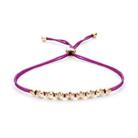 Textil, Armschmuck, Schaffrath COLORTAIRE Armband CTR72_B_008_BR_2_04_ULTRAVIOLET_YW