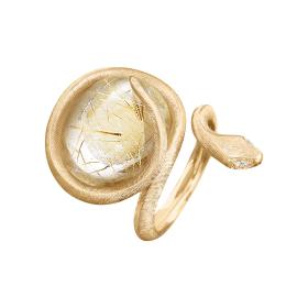 Gelbgold, Ringe, Ole Lynggaard Copenhagen Snakes Ring Medium A2792-404