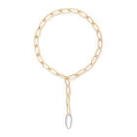 Gelbgold, Halsschmuck, Marco Bicego Jaipur Link Halskette CB2667_B_YW_Q6