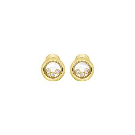 Gelbgold, Ohrringe, Chopard Happy Diamonds Icons Ohrstecker 83A018-0001