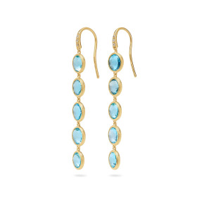 Gelbgold, Ohrringe, Marco Bicego Jaipur Color Ohrhänger, Ref: OB1966-AB TP01 Y