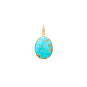Gelbgold, Halsschmuck, Marco Bicego Lunaria Color Anhänger PB20 TUM01 Y