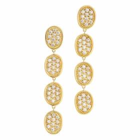Gelbgold, Ohrringe, Marco Bicego Lunaria Alta Hängeohrringe OB1813_B_Y_2Y