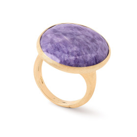 Gelbgold, Ringe, Marco Bicego Lunaria Color Ring, Ref: AB564 CIA01 Y 52