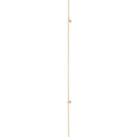 Roségold, Halsschmuck, Ole Lynggaard Copenhagen Lotus Kette gewunden medium C2009-401
