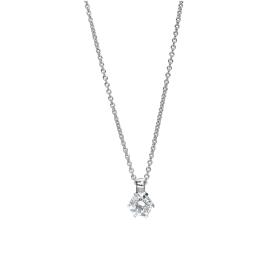 Gold, Halsschmuck, Heinz Mayer Solitaircollier 0.25ct A3760