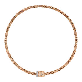 Roségold, Halsschmuck, FOPE Solo Flex'it Halskette, Ref: 62606CX_PB_R_XBX_040