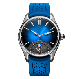         Herrenuhr, H. Moser & Cie Pioneer Retrograde Seconds Midnight Blue 3250-1200