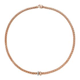 FOPE Flex'it Solo Collier mit Diamanten 62406CX_PB_R_BRX_043