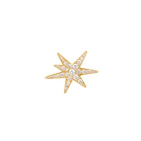 Gelbgold, Ohrringe, Ole Lynggaard Copenhagen Funky Stars Ohrstecker Medium A3098-401