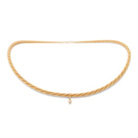 Gelbgold, Halsschmuck, Wellendorff Collier COMTESSE 405925-GG425
