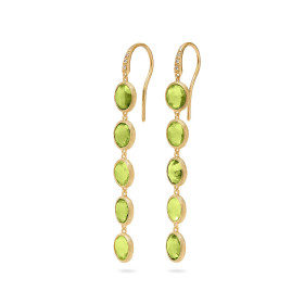 Gelbgold, Ohrringe, Marco Bicego Jaipur Color Ohrhänger, Ref: OB1966-AB PR01 Y