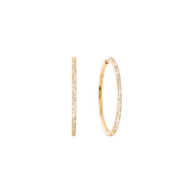 Gelbgold, Ohrringe, Ole Lynggaard Copenhagen Love Bands Creolen A2599-401