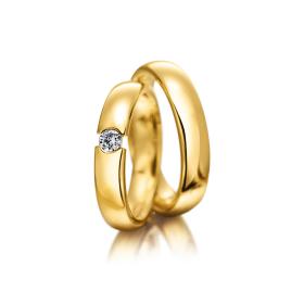 Gelbgold, Ringe, Meister Trauringe Classics 112.8211.01/112.8211.00-G