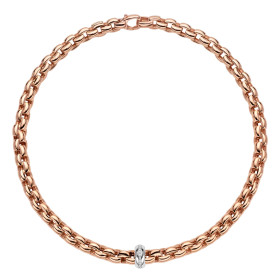         Roségold, Halsschmuck, FOPE Eka Flex'it Collier 60711CX_BB_R_XBX_043