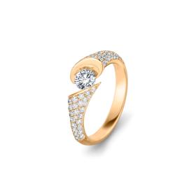 Gelbgold, Ringe, Schaffrath CALLA Diamantring 118_CALLP_50_GW