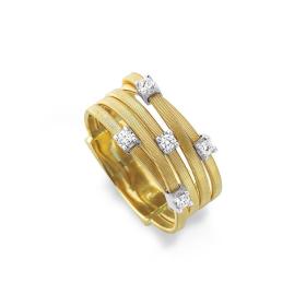 Weißgold, Ringe, Marco Bicego Goa Ring AG270_B_YW_M5