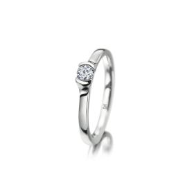 Weißgold, Ringe, Meister Verlobungs- und Solitärring 111.2147.09-W