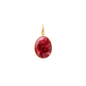 Gelbgold, Halsschmuck, Marco Bicego Lunaria Color Anhänger PB20 TUL01 Y