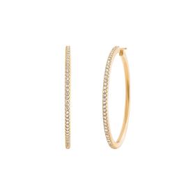 Gelbgold, Ohrringe, Ole Lynggaard Copenhagen Love Bands Creolen A2592-401