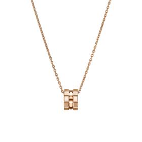 Roségold, Halsschmuck, Chopard Ice Cube Anhänger mit Halskette 797004-5001
